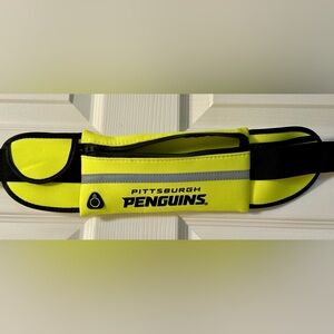 Pittsburgh Penguins Neon Yellow Waist Bag Fanny pack running pouch neoprene pens